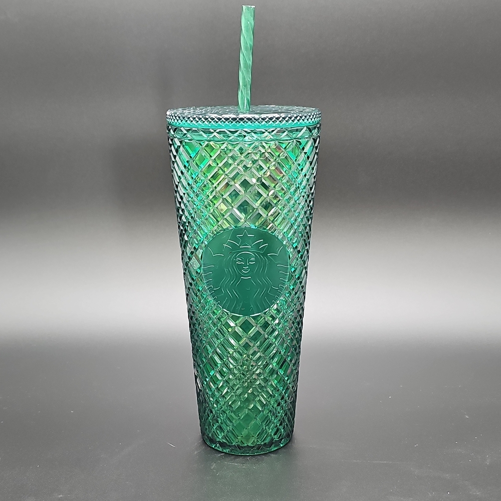 Starbucks Green Tumbler with Straw